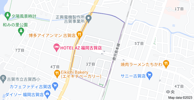 〒811-3101 福岡県古賀市天神３丁目の地図