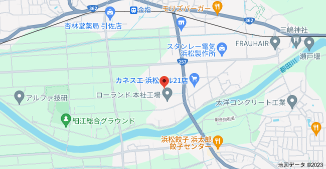 〒431-1304 静岡県浜松市北区細江町中川２０２０の地図