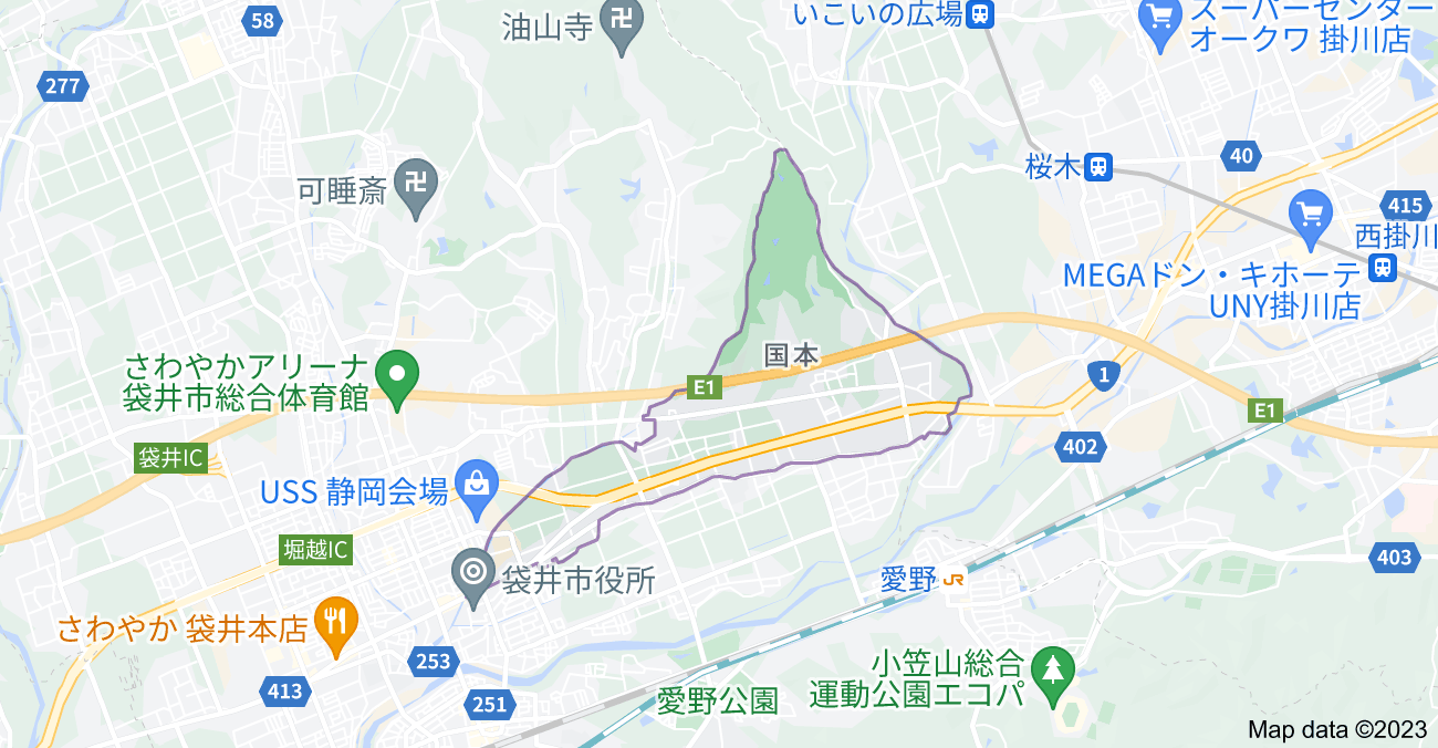 〒437-0012 静岡県袋井市国本の地図