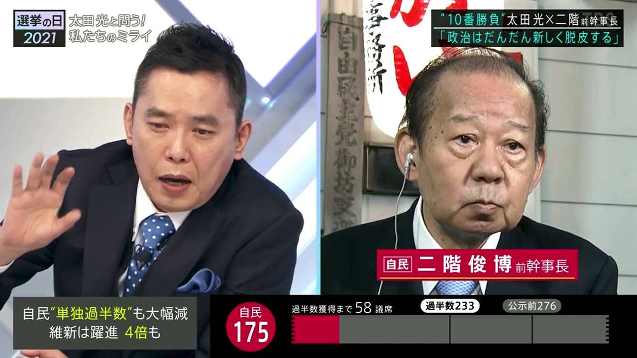 太田光が選挙特番で二階や高市にした失礼ひどい不愉快炎上発言まとめ！｜Ｔｒｅｎｄｗａｔｃｈ