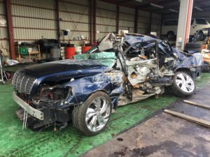 過去一番の事故車入庫 | 廃車のアクセル