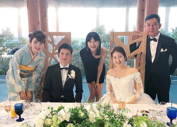 新井貴子姉結婚式
